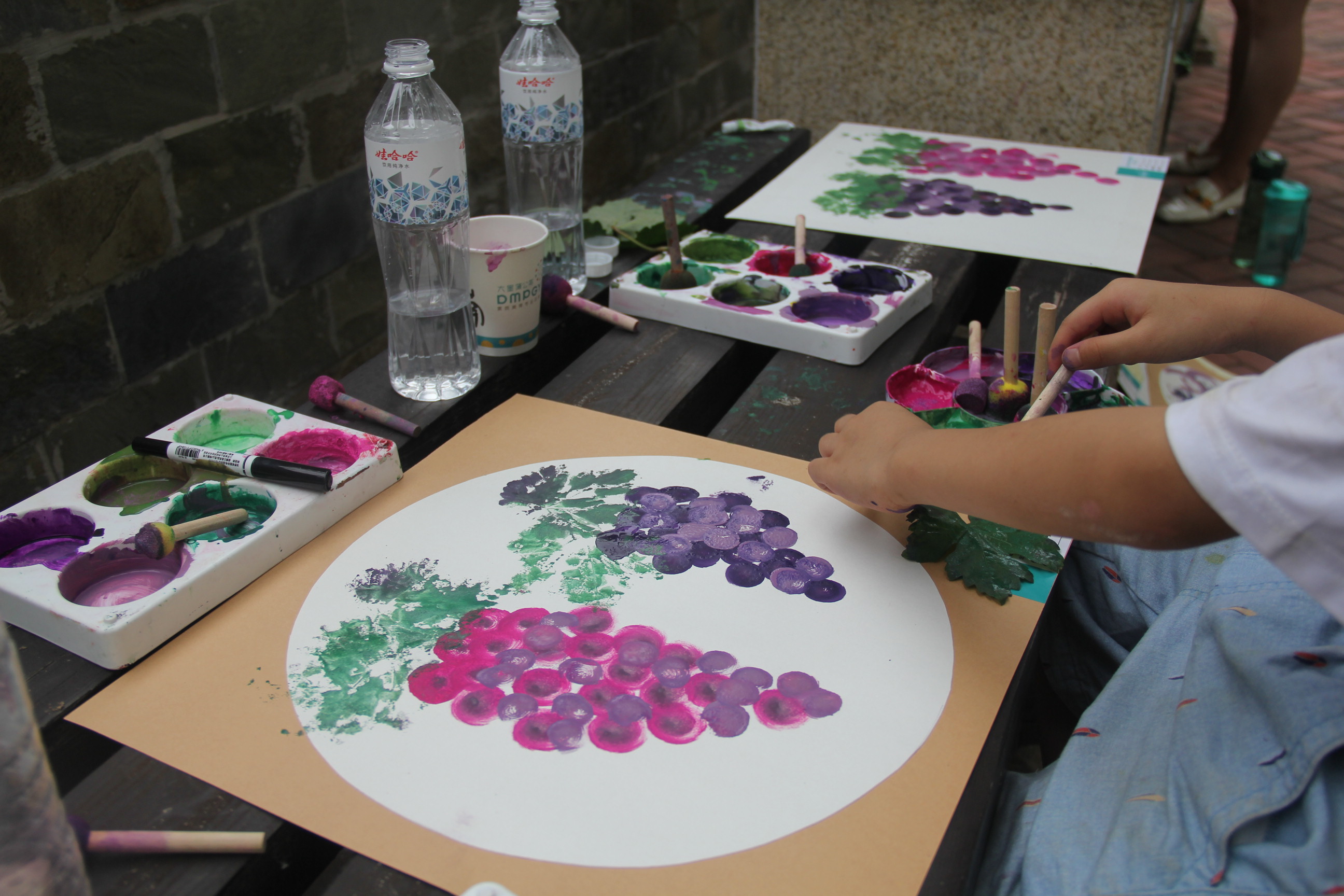 大墨蒲公英素質(zhì)教育運(yùn)城校區(qū)8月格瑞特酒莊寫生游記！